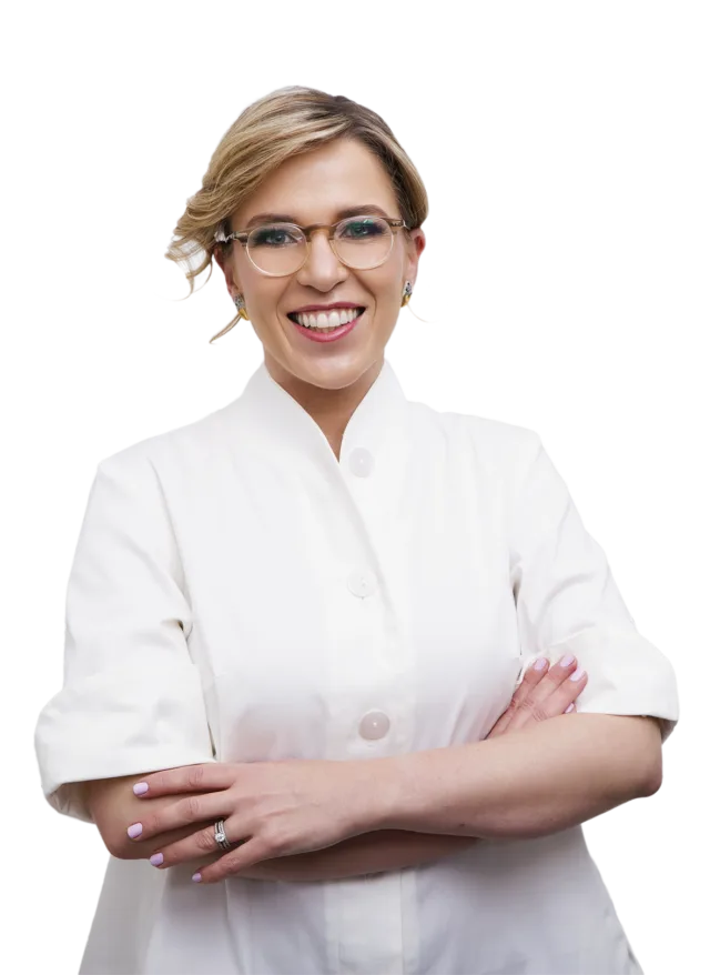 Portrait of Nathalie Mat, registered dietitian in Illovo, Johannesburg